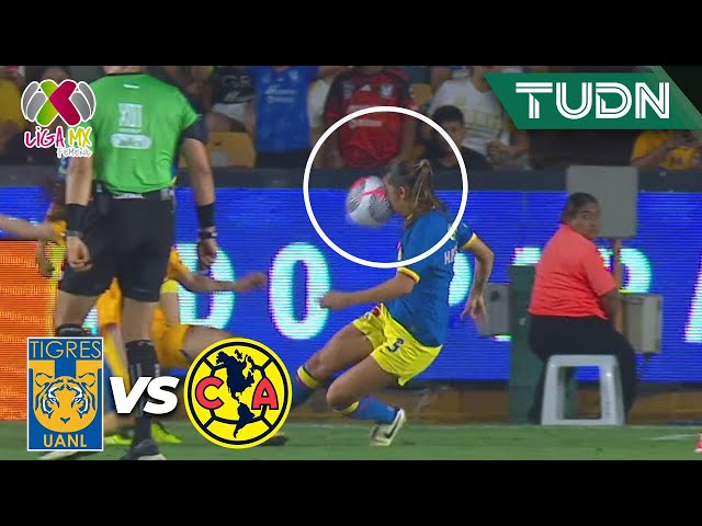 ⁣¡Tremendo BALONAZO EN LA CARA! | Tigres 0-0 América | Liga Mx Femenil - CL2024 Semis | TUDN