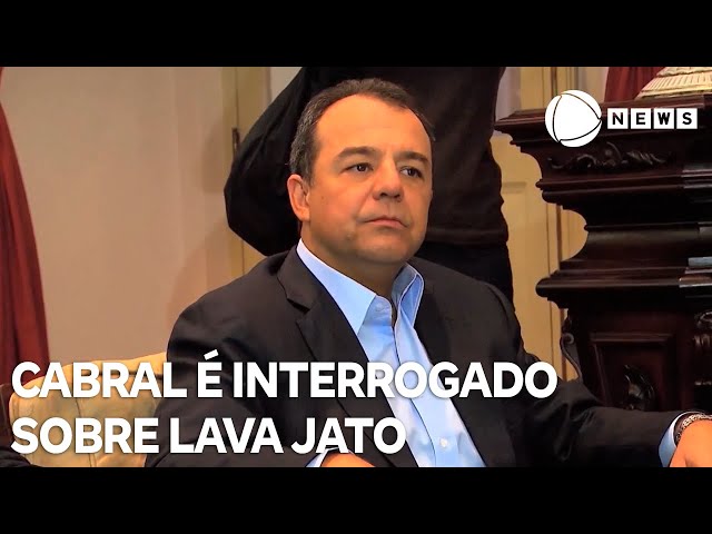 ⁣Sérgio Cabral é interrogado pela 1ª vez fora da prisão em processo da Lava Jato