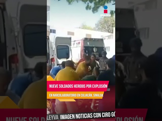 ⁣Nueve soldados heridos por explosión en narcolaboratorio en Culiacán, Sinaloa | Shorts | Ciro