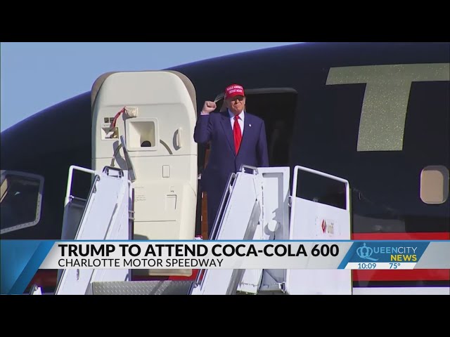 ⁣Trump plans to attend Coca-Cola 600