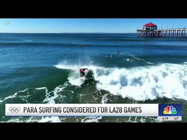 ⁣Para surfing considered for LA28 games