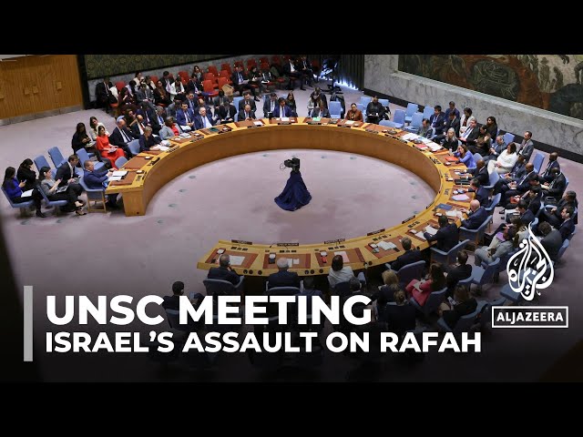 ⁣Members of the UN Security Council call for Israel to stop Rafah assault