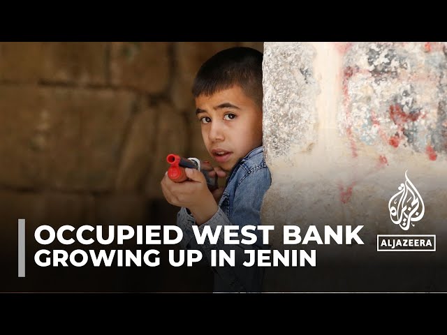 ⁣Children in the occupied West Bank process their trauma through play