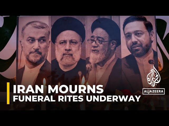 ⁣Funeral rites begin in Iran: President Raisi's body is currently in Tabriz