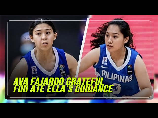 ⁣Ava Fajardo grateful for her Ate Ella’s guidance, embraces own identity with Gilas | ABS-CBN News
