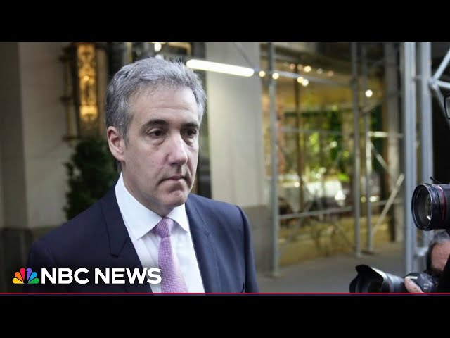 ⁣Judge clashes with Trump defense as former Michael Cohen legal advisor takes stand