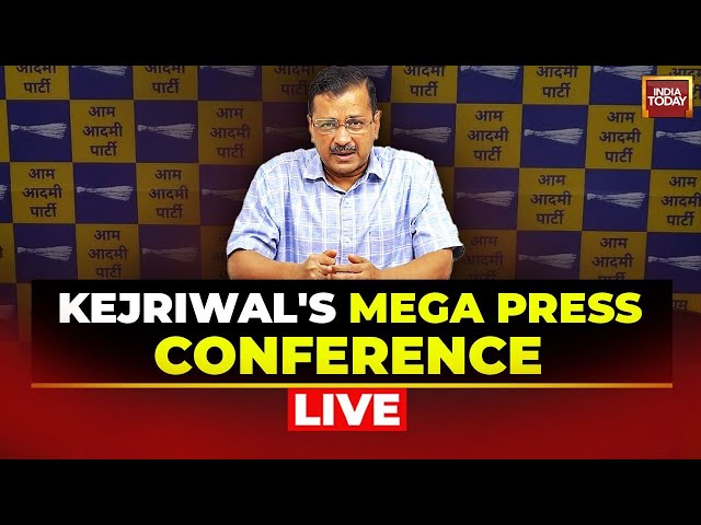 ⁣Arvind Kejriwal LIVE: Delhi CM Arvind Kejriwal's Mega Press Conference LIVE | AAP News LIVE