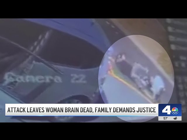⁣Attack leaves woman brain dead, family demands justice