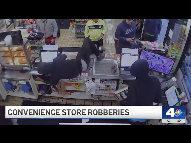 ⁣At least 6 convenience stores robbed in LA and OC