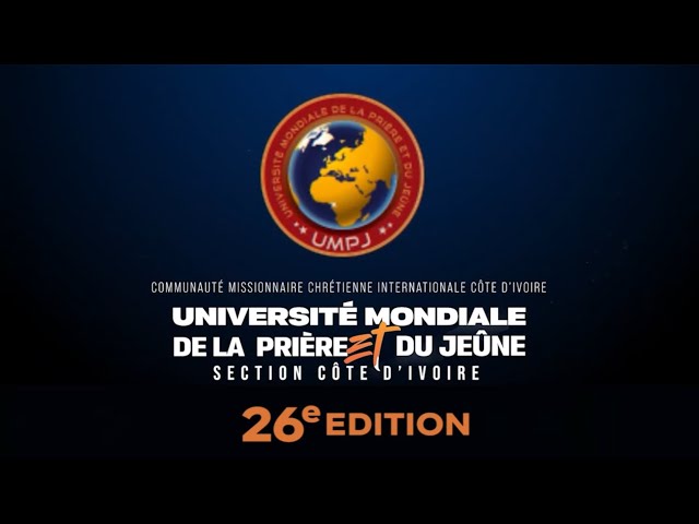 ANNONCE - UMPJ CÔTE D'IVOIRE 26e EDITION DU 27 MAI AU 02 JUIN 2024