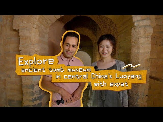 ⁣Explore ancient tomb museum in central China's Luoyang with expat