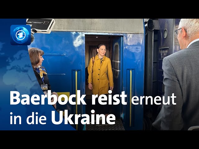⁣Baerbock zu Solidaritätsbesuch in Kiew eingetroffen
