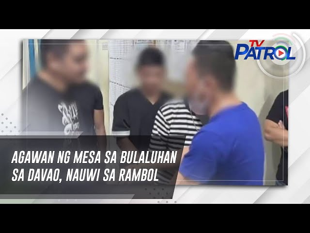 ⁣Agawan ng mesa sa bulaluhan sa Davao, nauwi sa rambol | TV Patrol