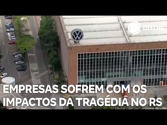 Empresas sofrem com os impactos da tragédia no sul e trabalhadores entram em férias coletivas