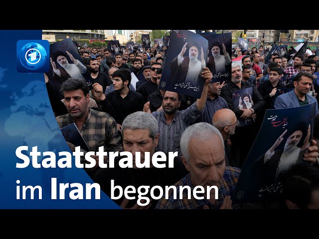 Nach dem Tod von Präsident Raisi: Staatstrauer im Iran begonnen