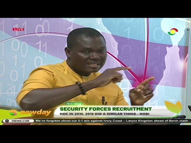 ⁣#TV3NewDay: Security Forces Recruitment - Minority claims NPP recruiting party foot soldiers