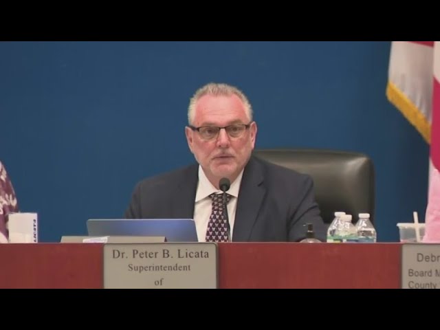 ⁣Broward school board to discuss separation proposal for Supt. Peter Licata