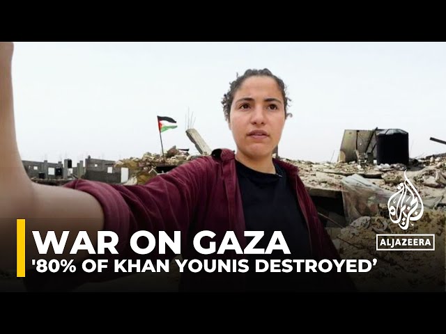 ⁣Gaza's indestructible spirit: '80% of Khan Younis destroyed, yet hope prevails'