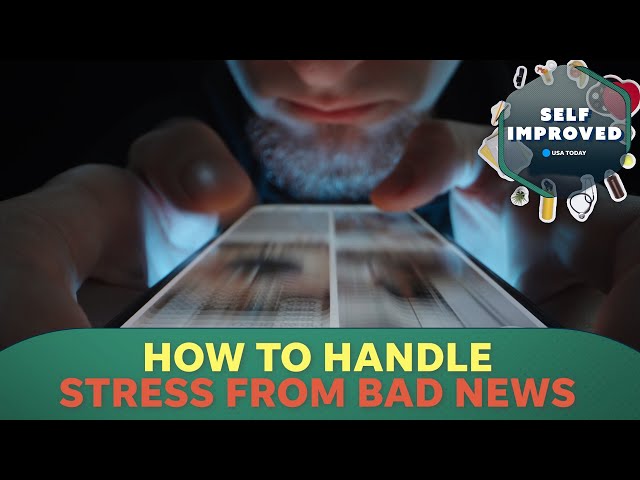 ⁣How to deal with stress from news and current events around the world | SELF IMPROVED