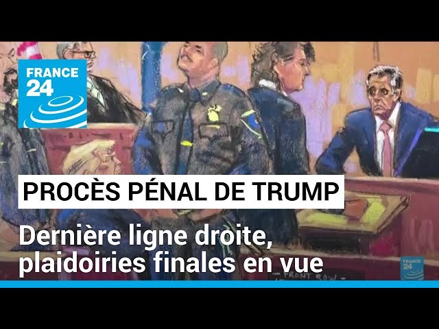 ⁣Procès au pénal de Donald Trump : dernière ligne droite, plaidoiries finales en vue • FRANCE 24