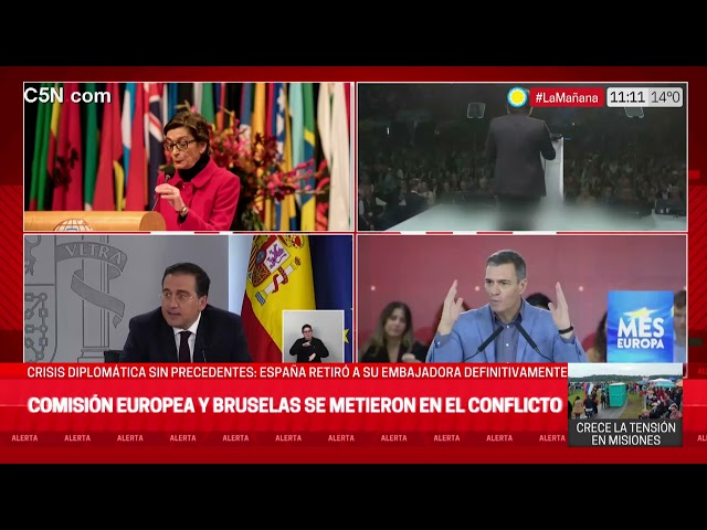 ⁣LA UNIÓN EUROPEA y BRUSELAS HABLARON sobre el CONFLICTO DIPLOMÁTICO entre ARGENTINA y ESPAÑA