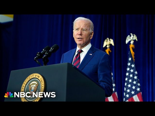 LIVE: Biden delivers remarks on health care for veterans impacted by toxic exposure | NBC News