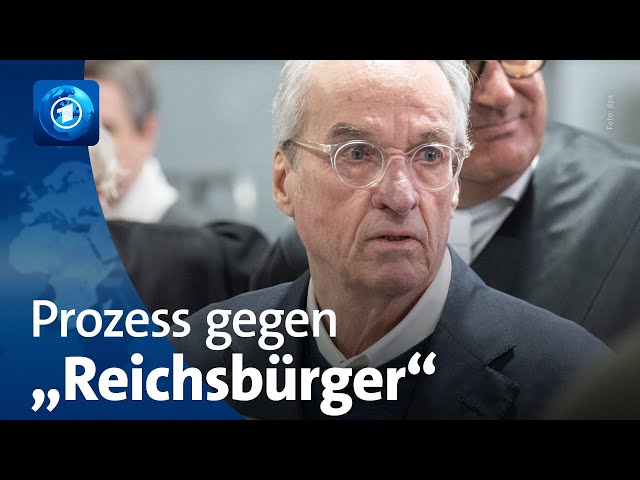 ⁣Prozessbeginn gegen Terrornetzwerk um Prinz Reuß in Frankfurt am Main