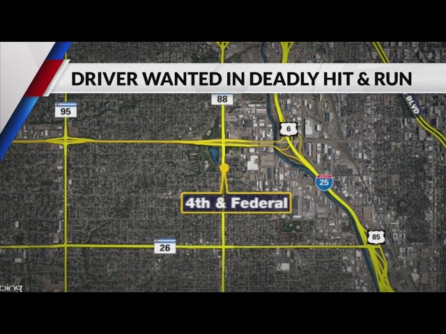 ⁣Pedestrian killed in weekend hit-and-run near park in Denver