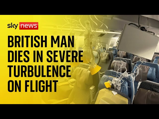 ⁣News conference after one dead following severe turbulence on flight from London-Bangkok
