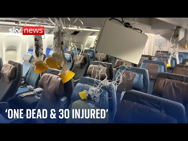 ⁣BREAKING: British man dies and dozens injured as turbulence hits London-Singapore flight