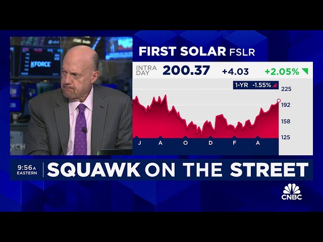 ⁣Cramer's Stop Trading: First Solar