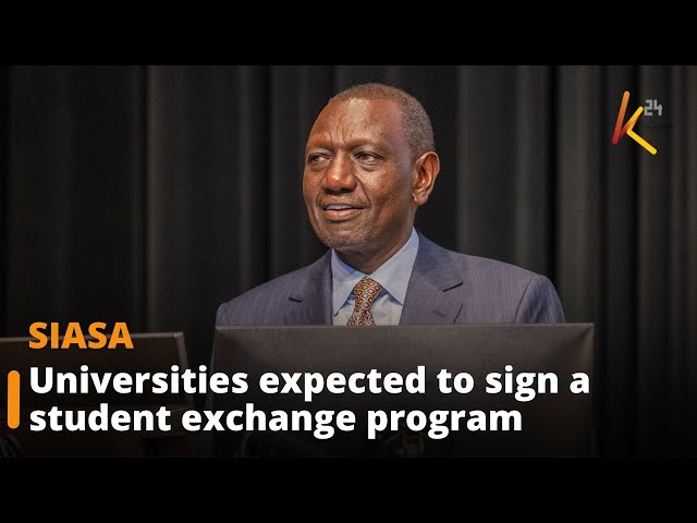 ⁣"We will sign a student exchange program with five universities with US universities," Rut