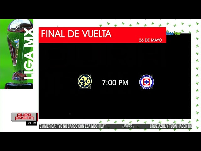 Los partidos de ida y vuelta de la final de la liga MX
