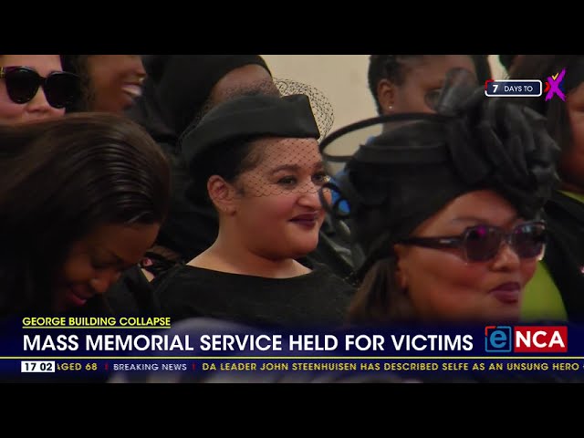 ⁣Mass memorial service held for George building collapse victims