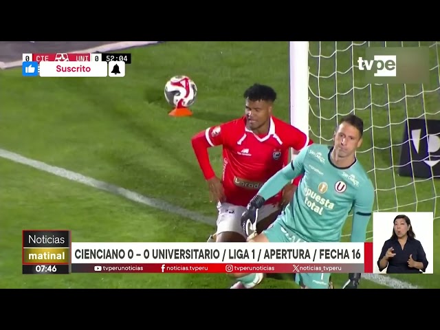 ⁣Universitario de Deportes empató 0-0 ante Cienciano en Cusco