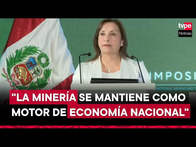 ⁣Presidenta Boluarte: Perú convocó inversiones mineras por US$ 995 millones en el primer trimestre