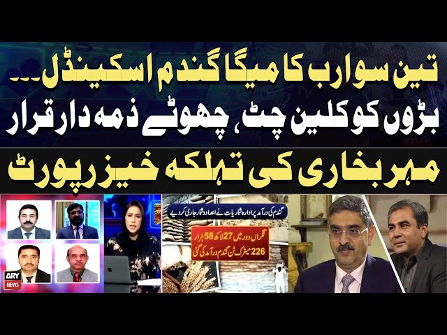 ⁣Khabar - PM gives ‘clean chit’ to Caretaker Govt in wheat scandal - Meher Bukhari's Report