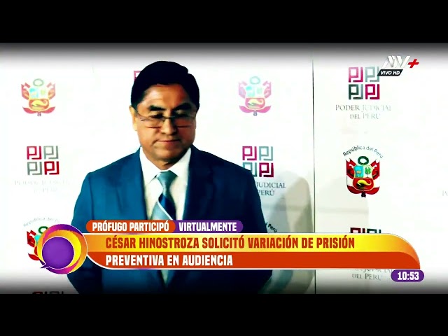Prófugo César Hinostroza solicitó a la justicia peruana variación de prisión