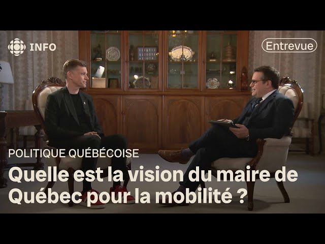 ⁣La vision du maire Bruno Marchand pour le transport à Québec  | Les Coulisses du pouvoir