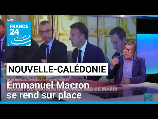 ⁣Emeutes en Nouvelle-Calédonie : Emmanuel Macron se rend sur place pour y installer "une mission