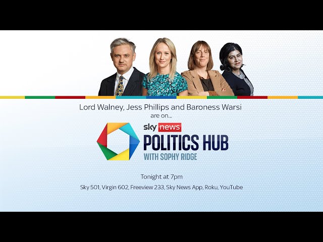 ⁣Watch Politics Hub with Sophy Ridge: Plan to compensate infected blood victims announced