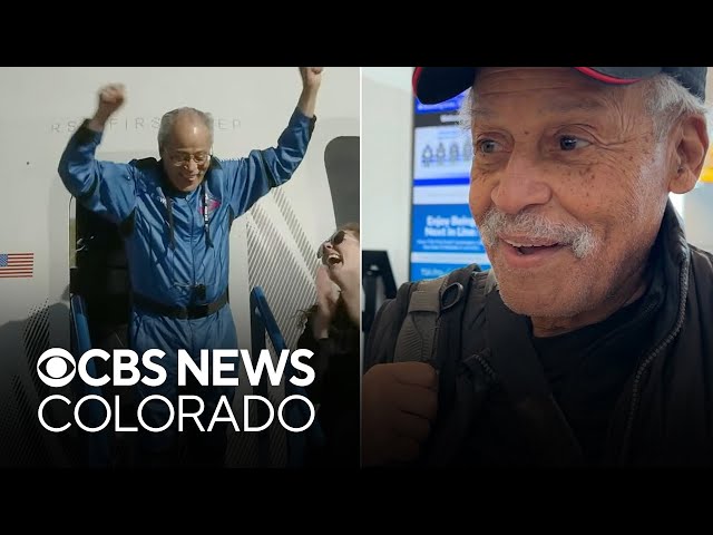⁣90-year-old Coloradan who was once an astronaut finally reaches space in Blue Origin flight