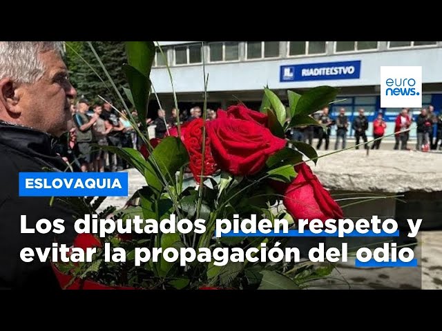 ⁣Los diputados eslovacos piden respeto y destierran la propagación del odio en la política