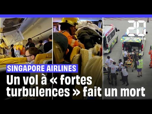 ⁣Turbulences mortelles sur un vol Singapore Airlines : les images à l'intérieur de l'avion