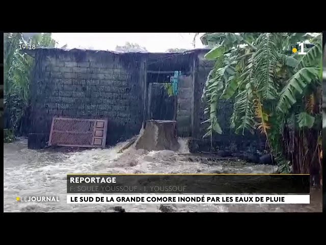 Le sud de la Grande Comore inondé par les eaux de pluie