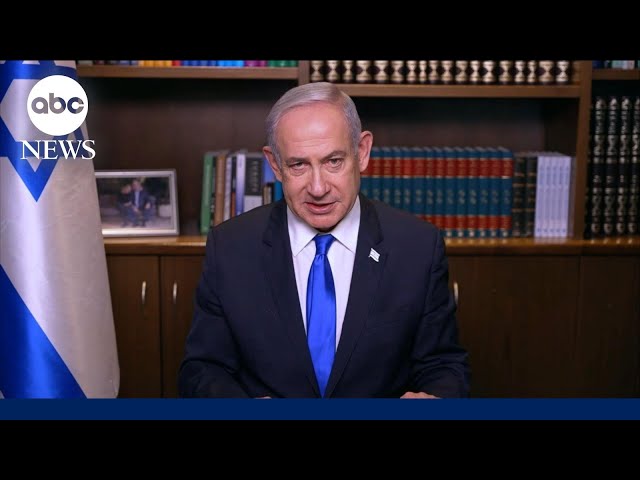 ⁣Benjamin Netanyahu speaks out on possible war crimes in Gaza prosecution