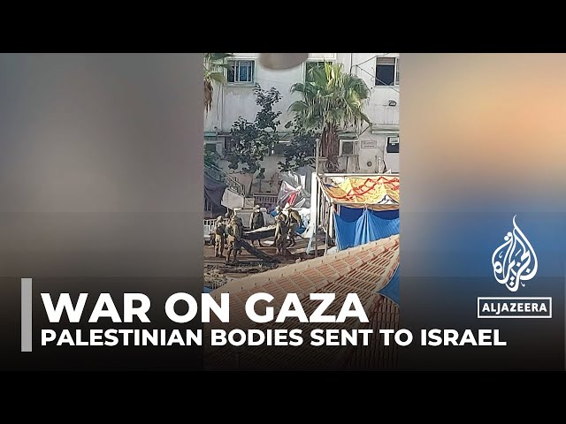 ⁣War on Gaza: Video emerges of Israeli soldiers seizing Palestinian bodies from al-Shifa Hospital