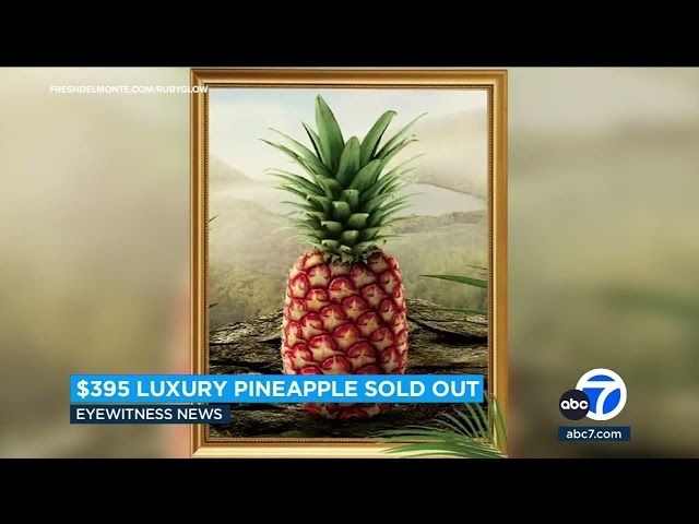 ⁣People are paying $400 for a Rubyglow pineapple at Vernon-based Melissa's Produce