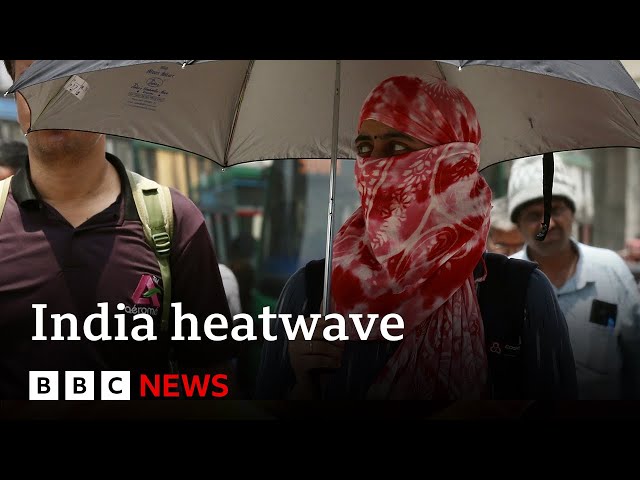 ⁣India election: How fierce heatwave is impacting voter turnout | BBC News