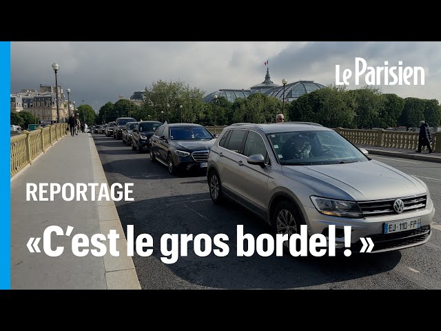 ⁣Premières routes fermées pour les JO à Paris… et premiers gros embouteillages